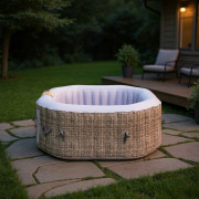 Felfújható mobil pezsgőfürdő Luxury 125 Rattan